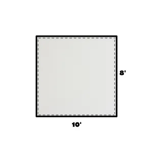 8x10 Universal Blockout Solid Sidewall