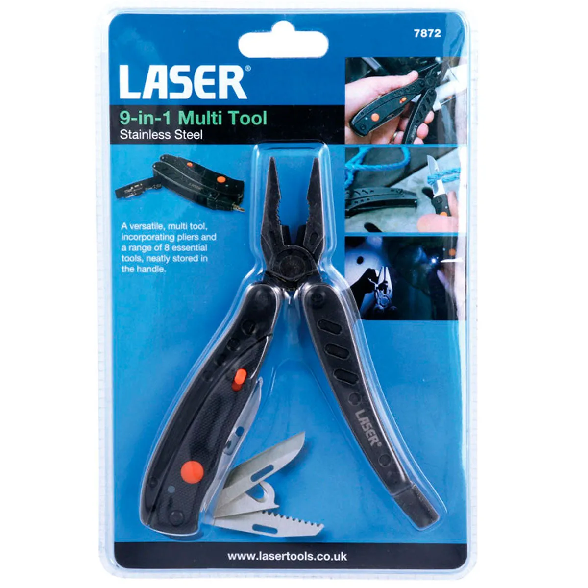 9-in-1 Stainless Steel Multi Tool