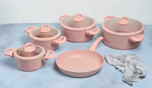9 Pieces Set Bio Granite Pink