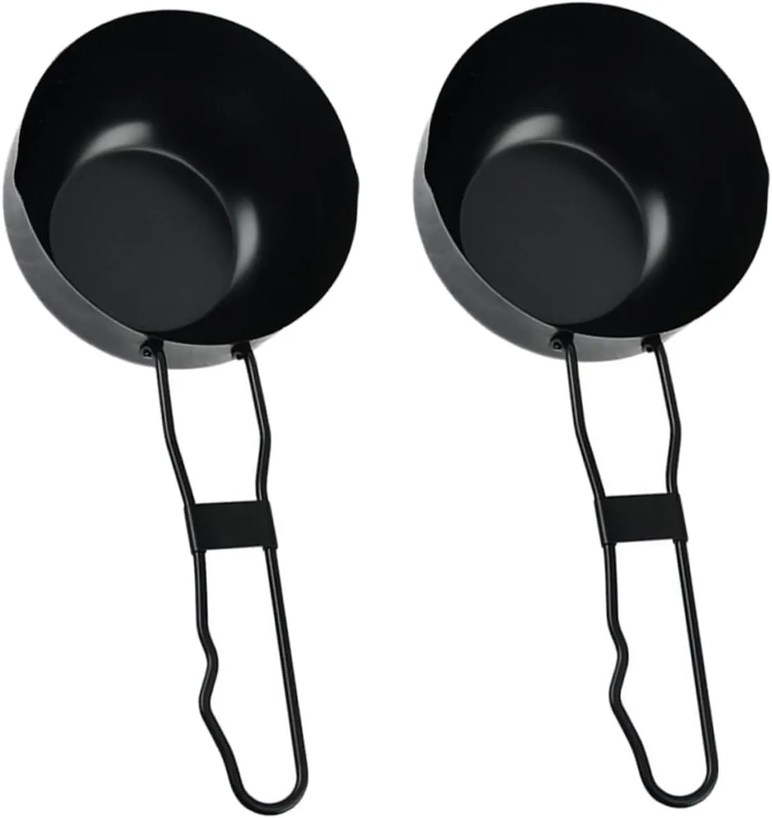 ABOOFAN Casserole Handle Cooking Pot 2-piece Camping Cookware Outdoor Picnic Pot Set Lightweight Camping