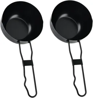 ABOOFAN Casserole Handle Cooking Pot 2-piece Camping Cookware Outdoor Picnic Pot Set Lightweight Camping