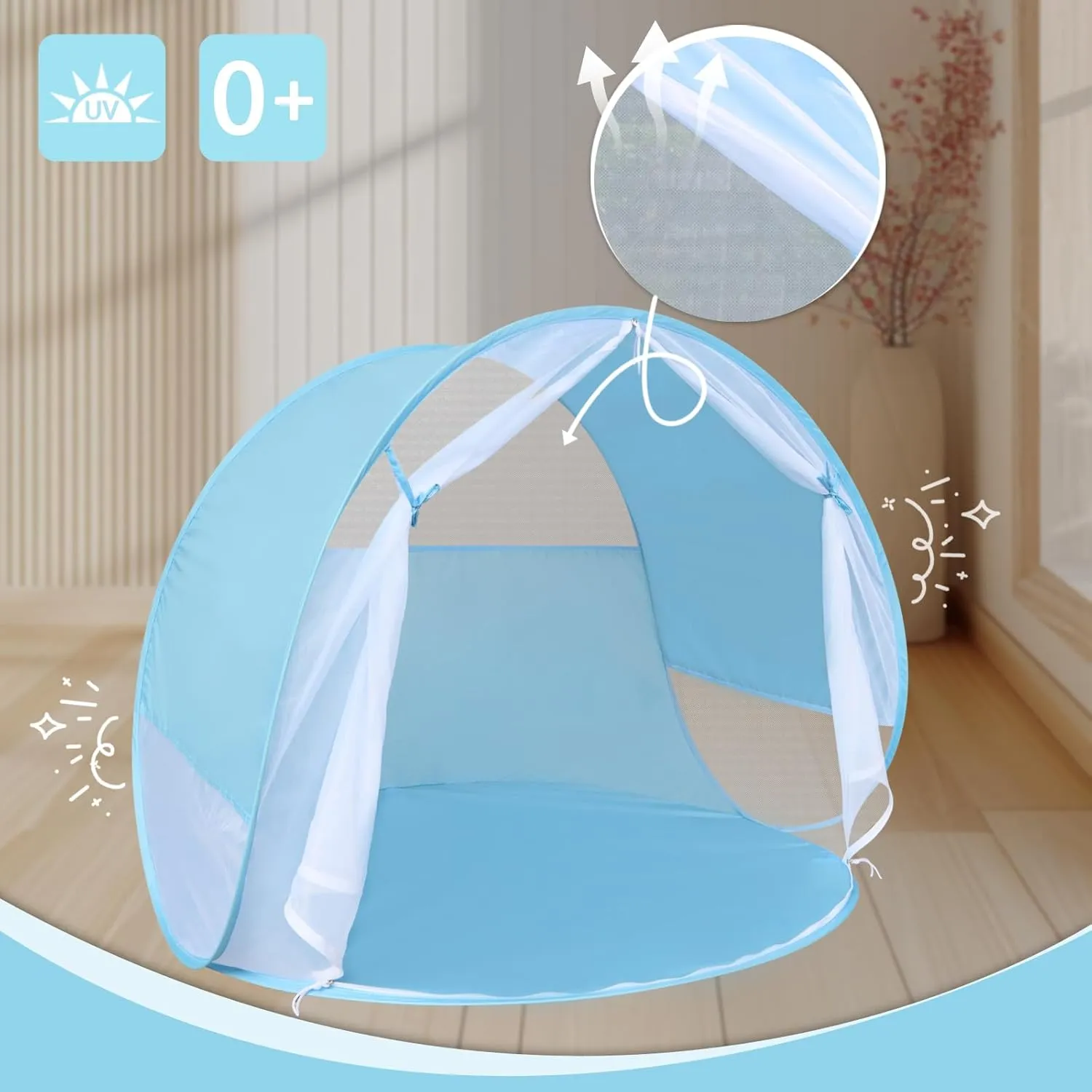 Action Air Portable Anti-UV Pop-Up Beach Tent- Ultimate Sun Shelter & Kids' Play Tent