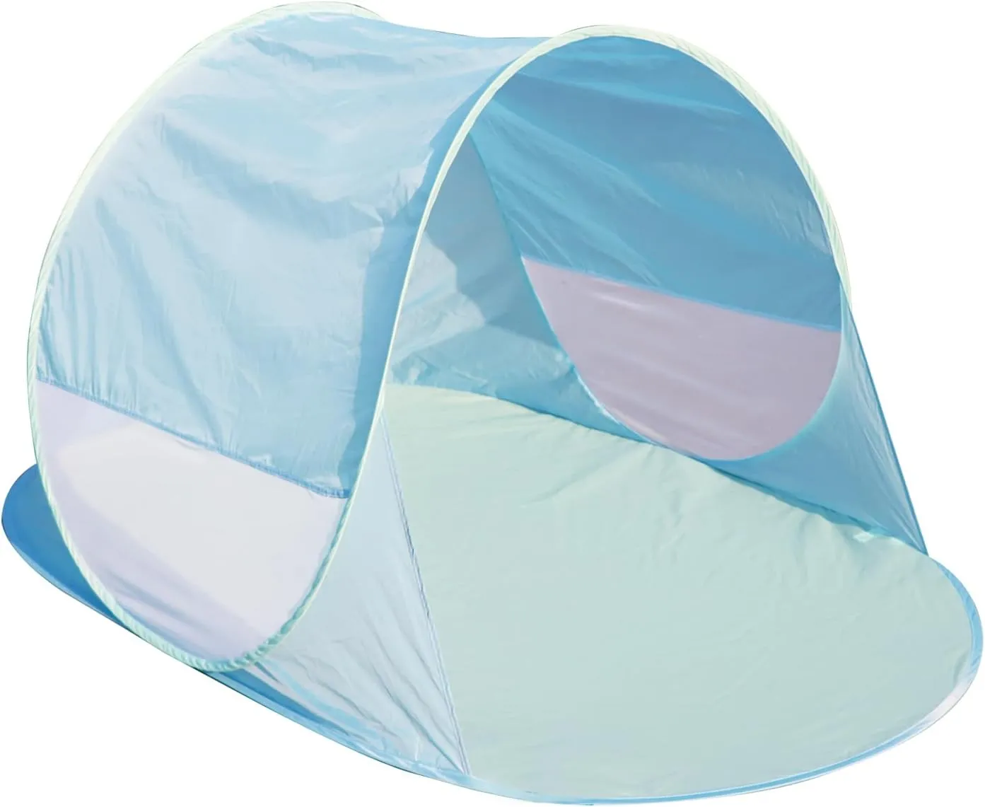 Action Air UPF 50  Pop Up Beach Tent for 2-3 People, Instant Sun Shelter with 360°Ventilation, Water-Resistant Canopy, Lightweight & Portable Sun Shade for Beach, Camping, Sports (Blue)