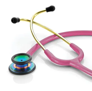 ADC 603IMRS Adscope Model 603 Premium Stainless Steel Clinician Stethoscope with Tunable AFD Technology, Lifetime Warranty, Iridescent Metallic Raspberry