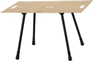 Adjustable Height Folding Table for Outdoor Use, Ideal for Picnics and Coffee