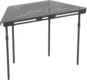 Adjustable Height Folding Table, Heavy Duty Outdoor Aluminum Alloy Camping Folding Table, Easy Carry Picnic Folding Table with Storage Bag for Camping Picnic Outdoor