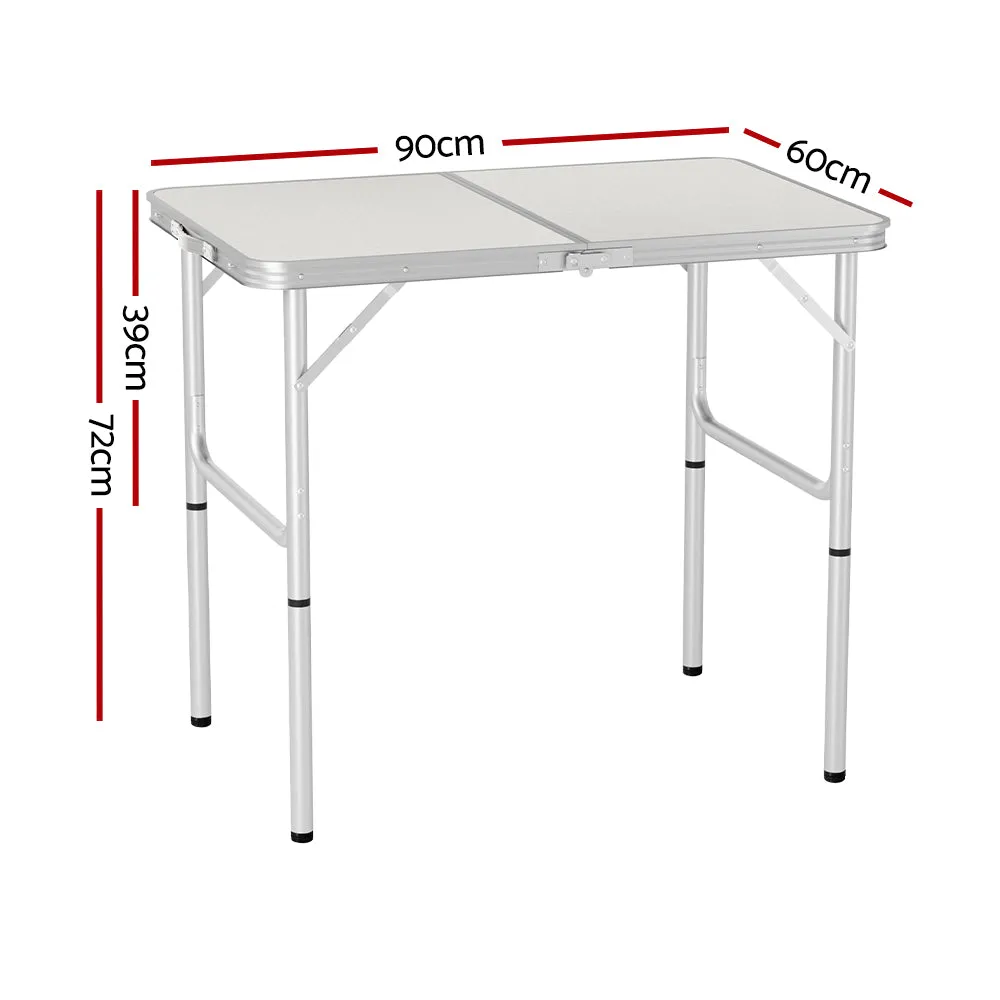 Adjustable Portable Outdoor Folding Camping Table 90CM
