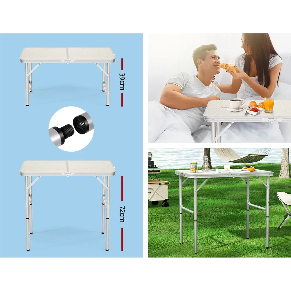Adjustable Portable Outdoor Folding Camping Table 90CM