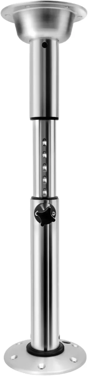 Adjustable Table Pedestal Stand RV Boat Table Pedestal 22.24-28.35Inch Detachable Aluminum Table Base for RV Marine Boat Marine Yacht Workrooms Galley