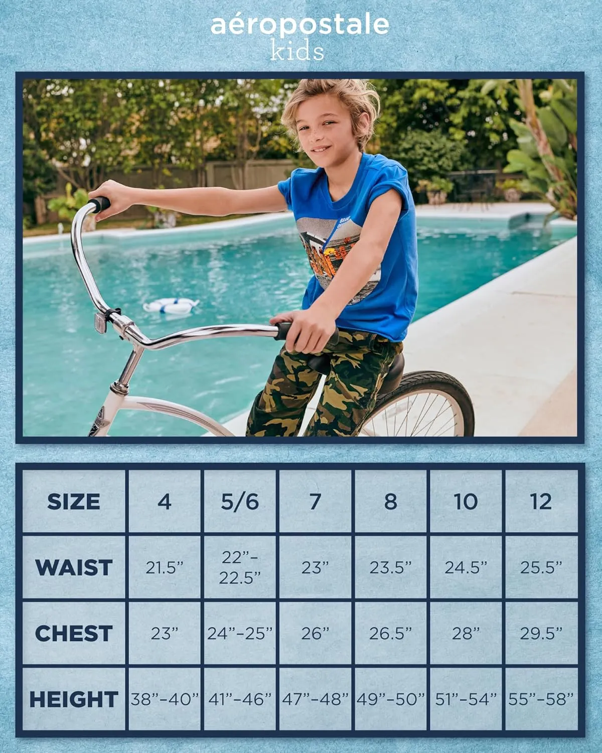 AEROPOSTALE Boys' Shorts Set - 4 Piece Short Sleeve Crew Neck Jersey Graphic T-Shirt and Mesh Shorts Set for Boys, Sizes:8-12