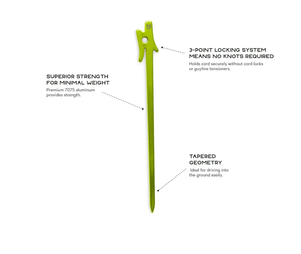 Airpin™ Ultralight Tent Stakes - Set of 2