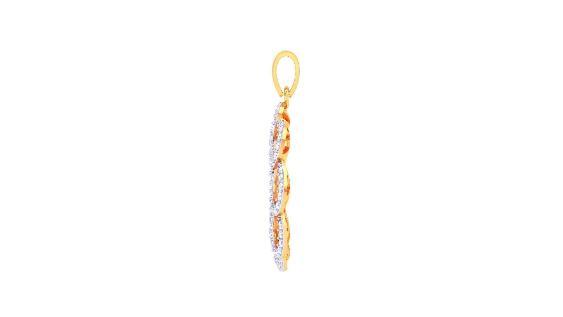 Alicia Diamond Pendant Set