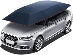 All-Season Automatic Car Tent Cover Carport Folded, Car Umbrella Tent Car Sunshade with Anti-UV, Water-Proof, Proof Wind, Snow, Storm Hail 4.2 2.2M