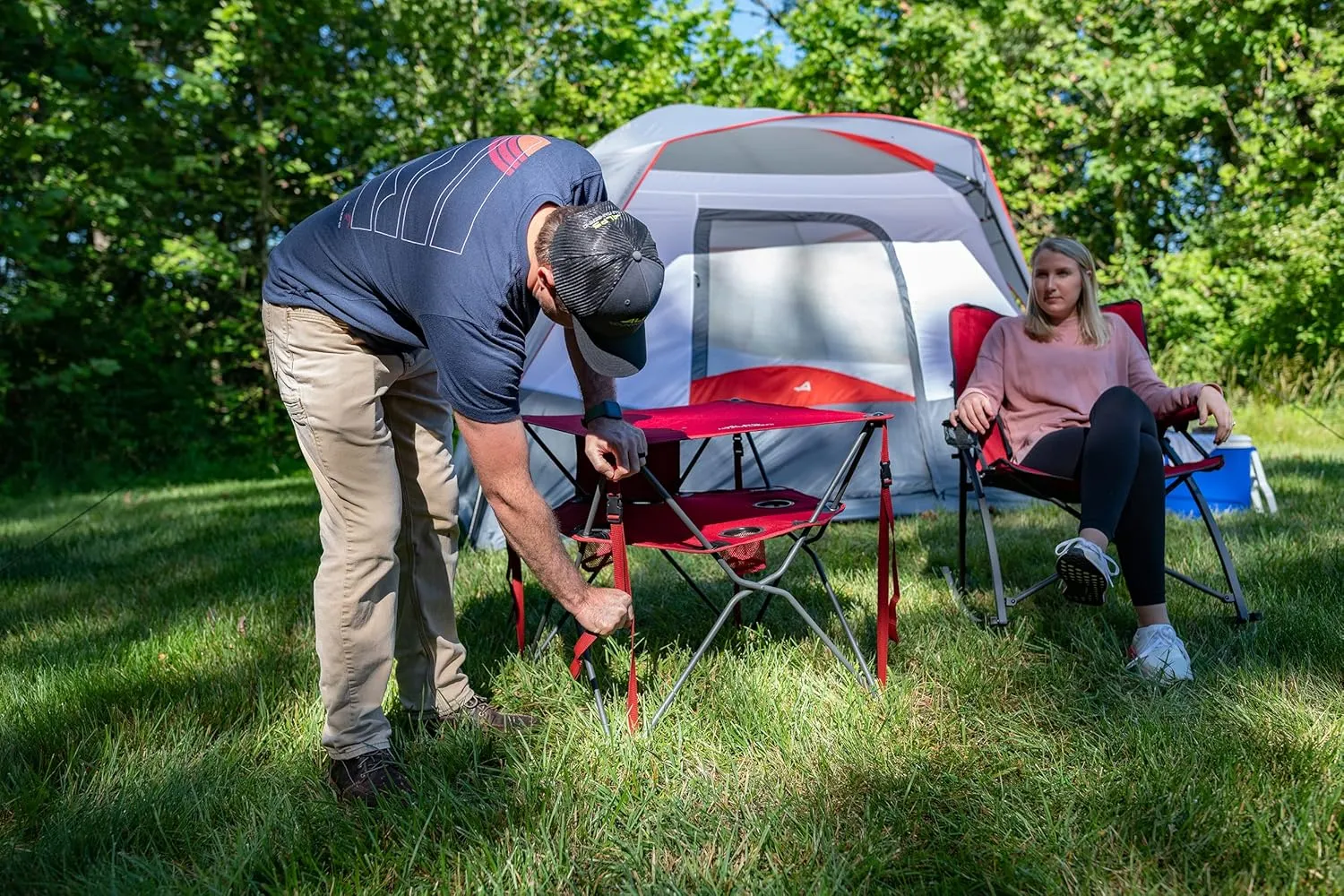 ALPS Mountaineering Eclipse Portable, Compact Camping and Game Table with Carry Bag