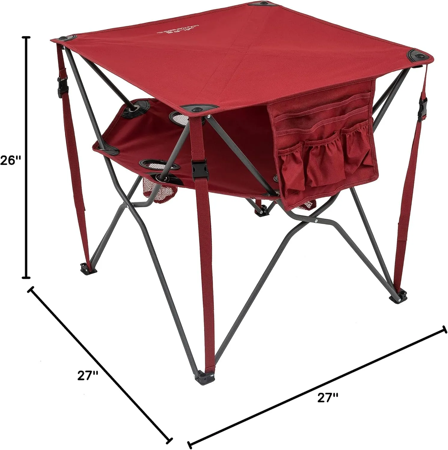 ALPS Mountaineering Eclipse Portable, Compact Camping and Game Table with Carry Bag
