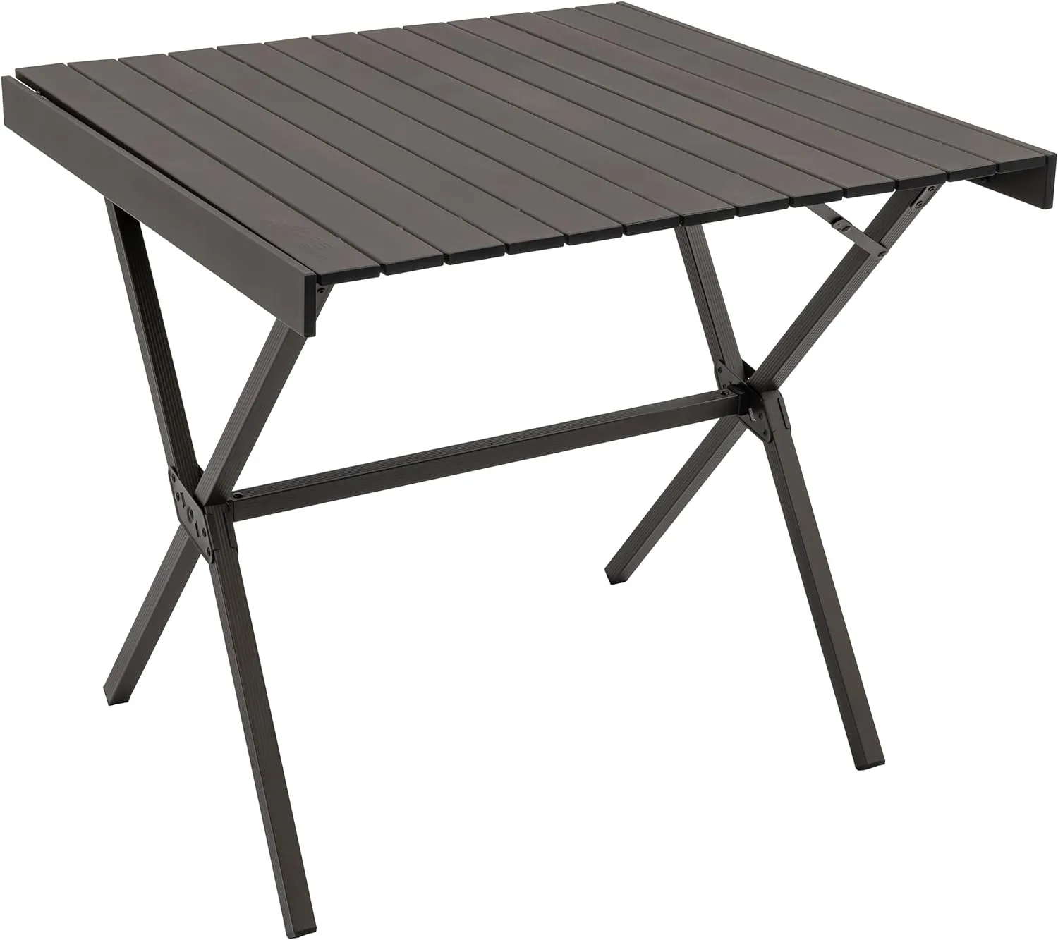 ALPS Mountaineering Folding Camping Table with Smooth Easy-to-Clean Roll Top and Sturdy and Lightweight Aluminum X Frame, Shoulder Carry Bag, 3 Sizes