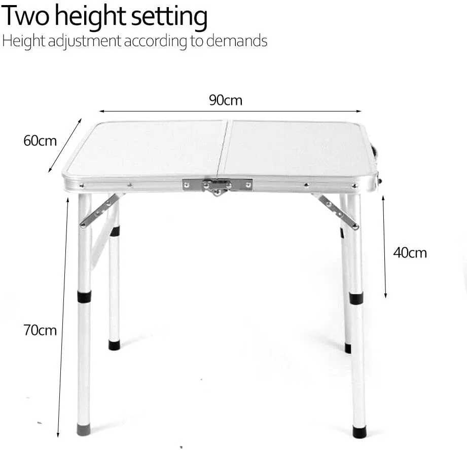 Aluminium Folding Camping Table Portable Picnic Outdoor Foldable Tables BBQ Desk
