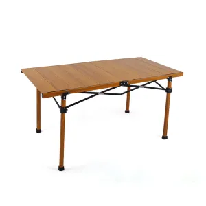 Aluminum Folding Camping Table with Extra Height and Width for Outdoor Picnic and Camping