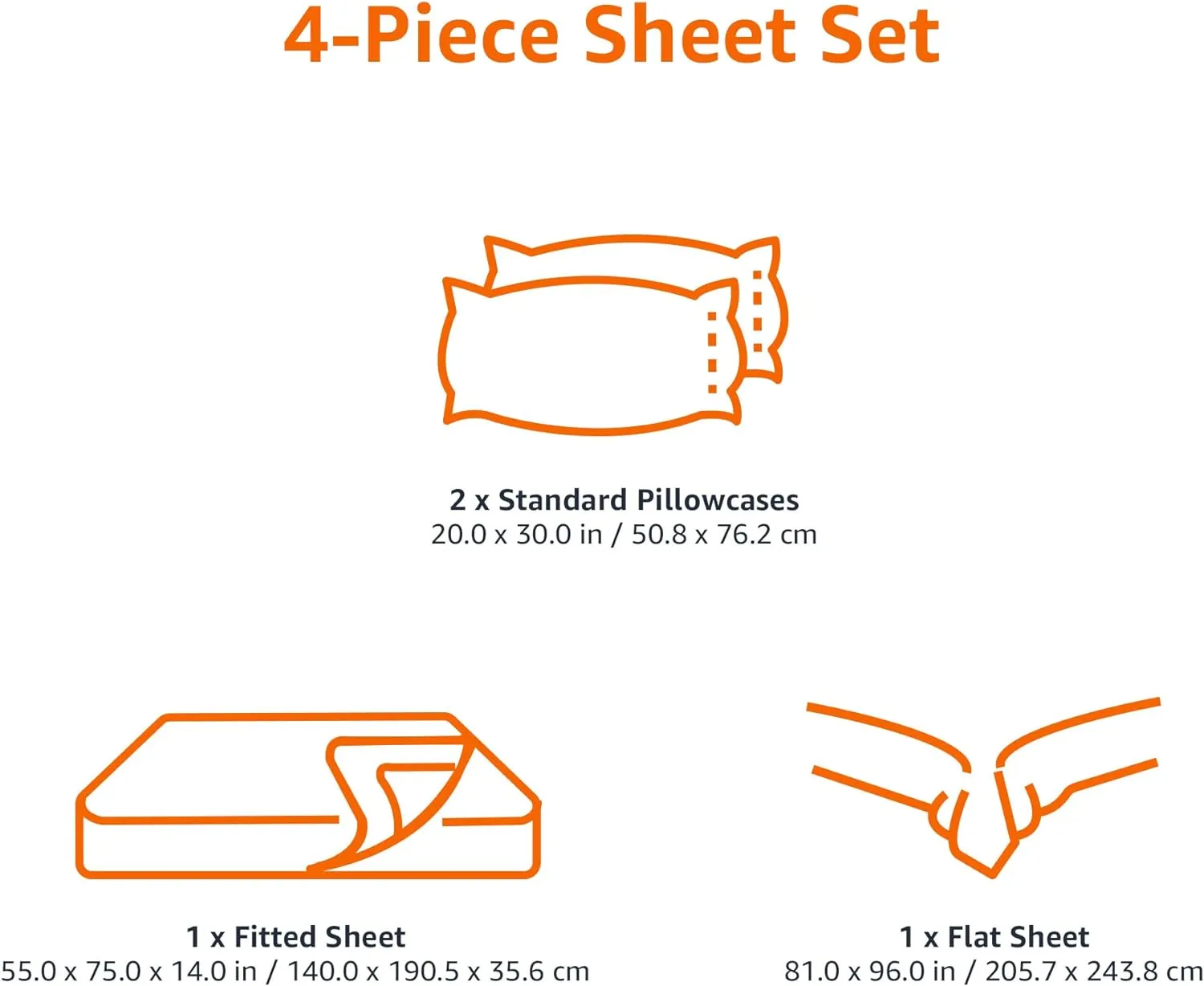 Amazon Basics Lightweight Super Soft Easy Care Microfiber 4 Piece Comfortable Bed Sheet Set With 14" Deep Pockets, Full, Aqua Fern, Printed