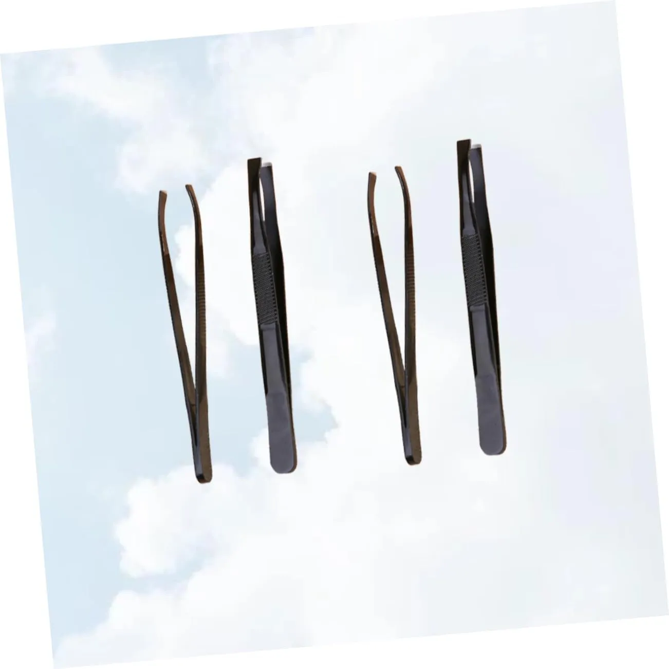 Angoily 3sets Professional Eyebrow Tweezers Set Stainless Steel Eyebrow Clamp Shaping Tool Makeup Accessories 4pcs*3