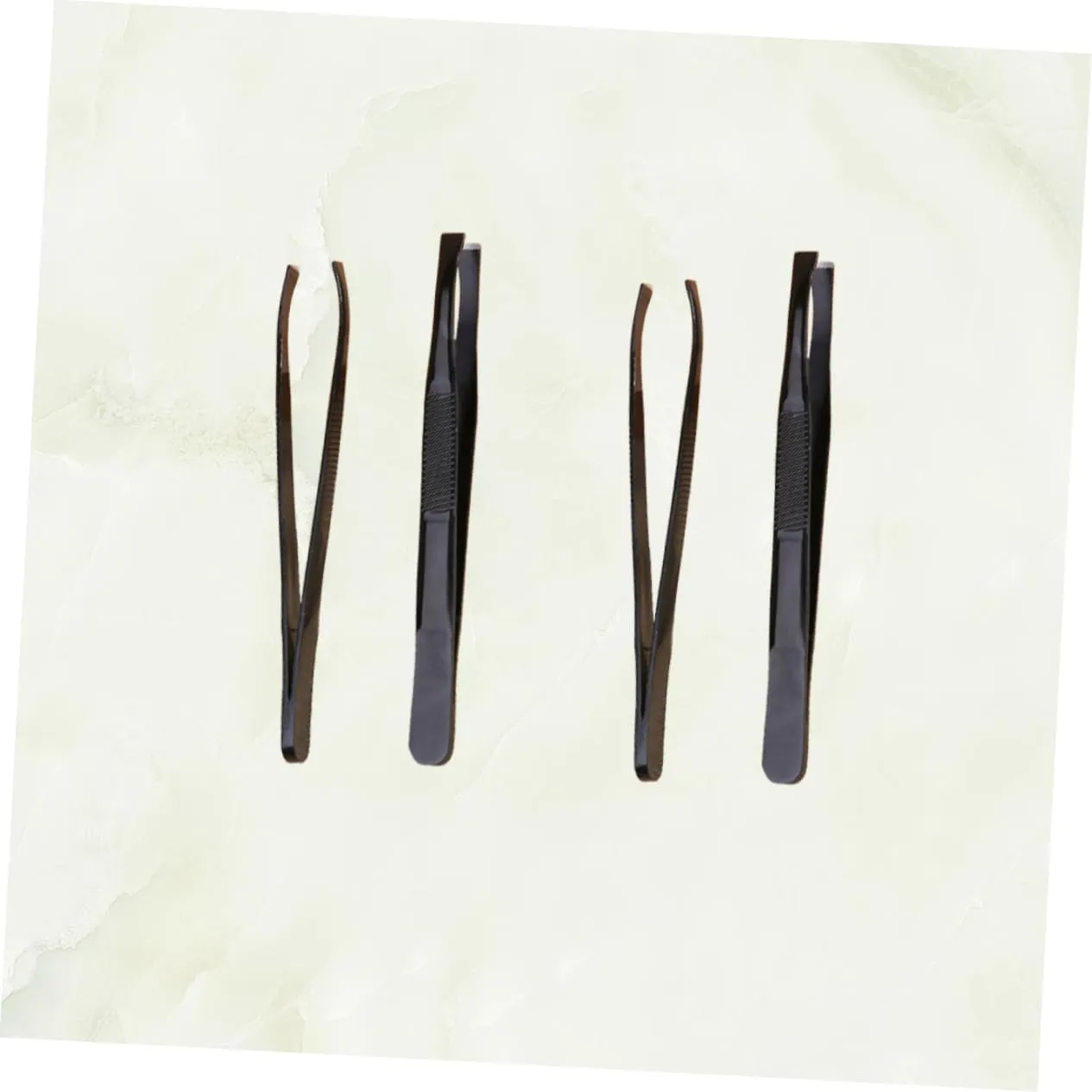 Angoily 3sets Professional Eyebrow Tweezers Set Stainless Steel Eyebrow Clamp Shaping Tool Makeup Accessories 4pcs*3