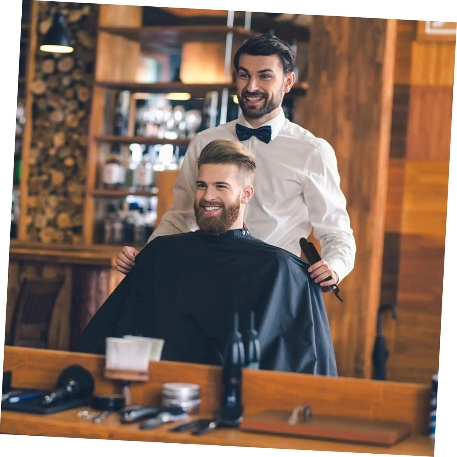 Angoily Beard Trimming Holder Compact Manual Shaver Stand for Precision Grooming for Beard and Eyebrow Trimming for Men