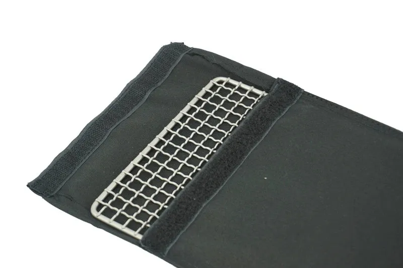 APG Titanium Grill Mesh Mini BBQ Food Carbon Furnace Charcoal Barbecue Campfire Grill Net Plate
