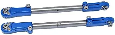 ARRMA KRATON 8S BLX MONSTER Aluminum Stainless Steel Adjustable Front Steering Tie Rod - 2pc set - GPM MAKX162S [MAKX162S]
