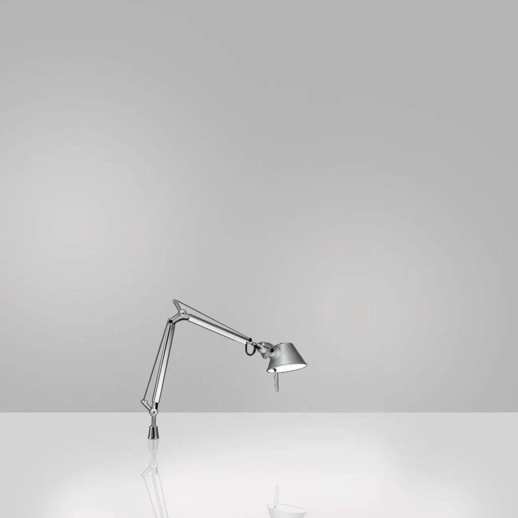 Artemide Tolomeo Micro 60W E12 Aluminum Table Lamp with in-Set Pivot
