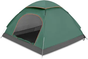 Athena Collection 1-2 Person Camping Dome Tent, Portable Backpacking Tent Easy Setup Travel Tent with Carry Bag, Outdoor All Seasons Tent Windproof Camping Equipment for Lawn Garden Park