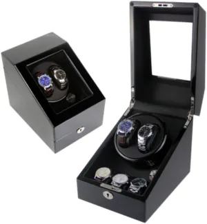 Automatic Watch Winder Watch Winder Mechanic Fully Automatic Mechanical Watch Winding Box Awaking Table Rotating Table Rotating Table Box Watch Winder Display Watch Box (2 3e)