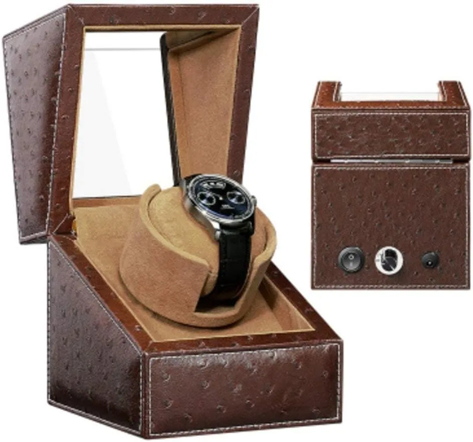 Automatic Watch Winder Watch Winder Mechanic Mechanical Watch Automatic Winding Watch Box Winder Awameling Table Storage Box Turning Table Watch Winder Watch Storage