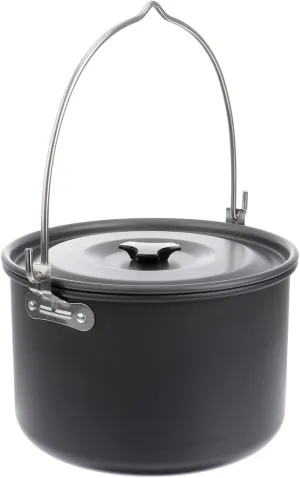 Backpacking Cookware Pot 4l Aluminum Camping Cooking Set Multi-Purpose Outdoor Utensil Kit