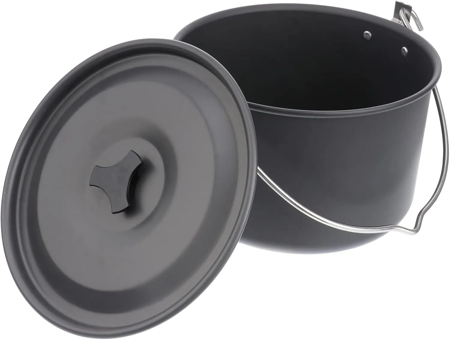 balacoo Camping Cookware 4l Aluminum Pot Set for Camper Backpacking and Hiking