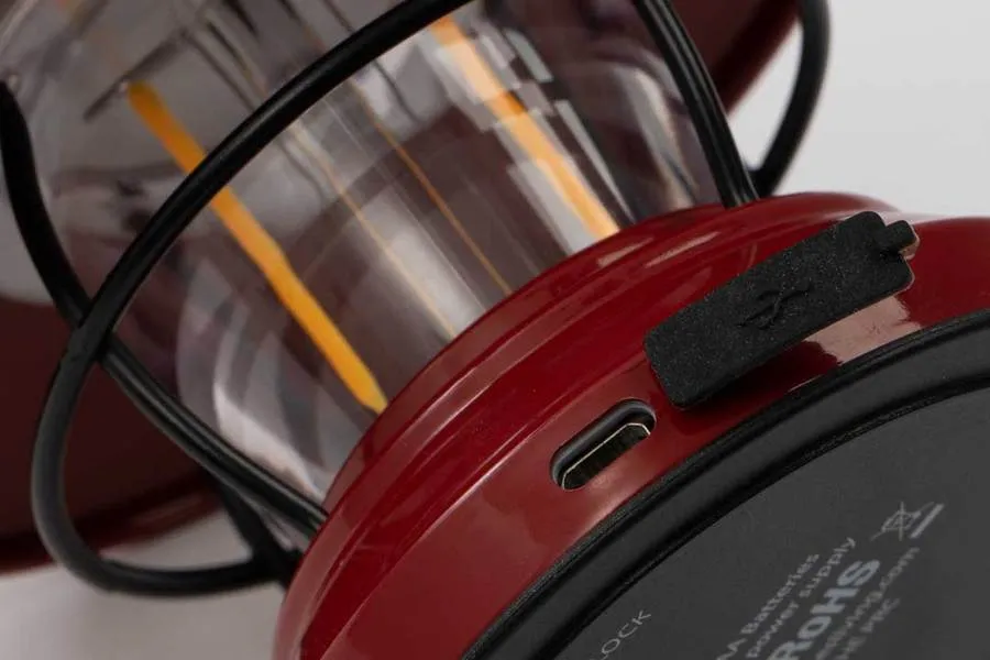 Barebones Edison Mini Lantern (Red)