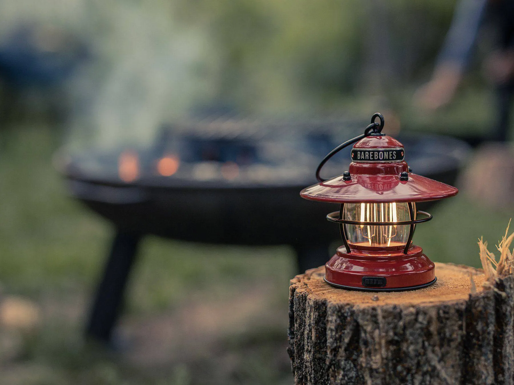 Barebones Edison Mini Lantern (Red)