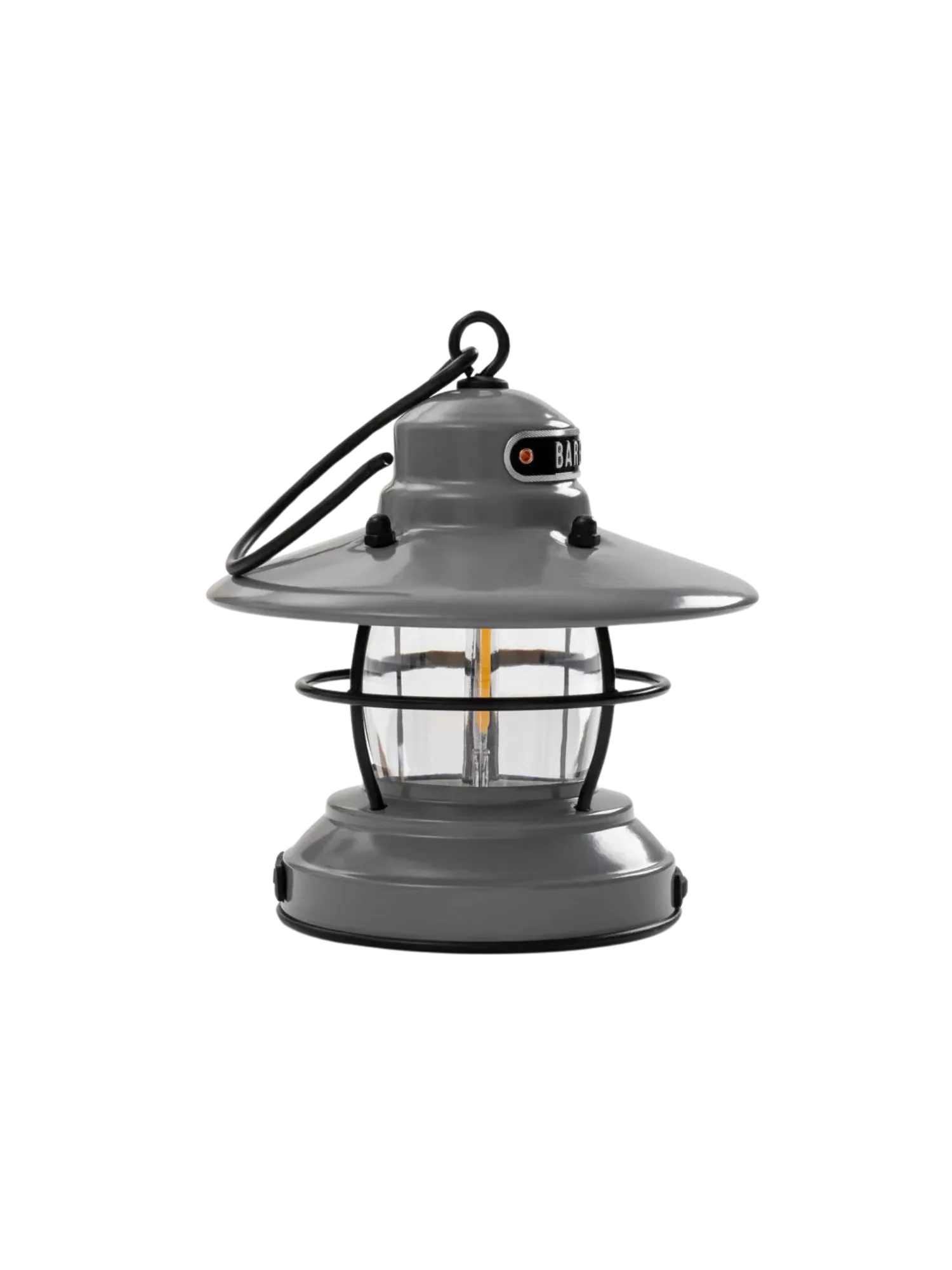 Barebones Edison Mini Lantern ~ Slate Grey