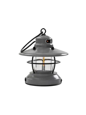 Barebones Edison Mini Lantern ~ Slate Grey
