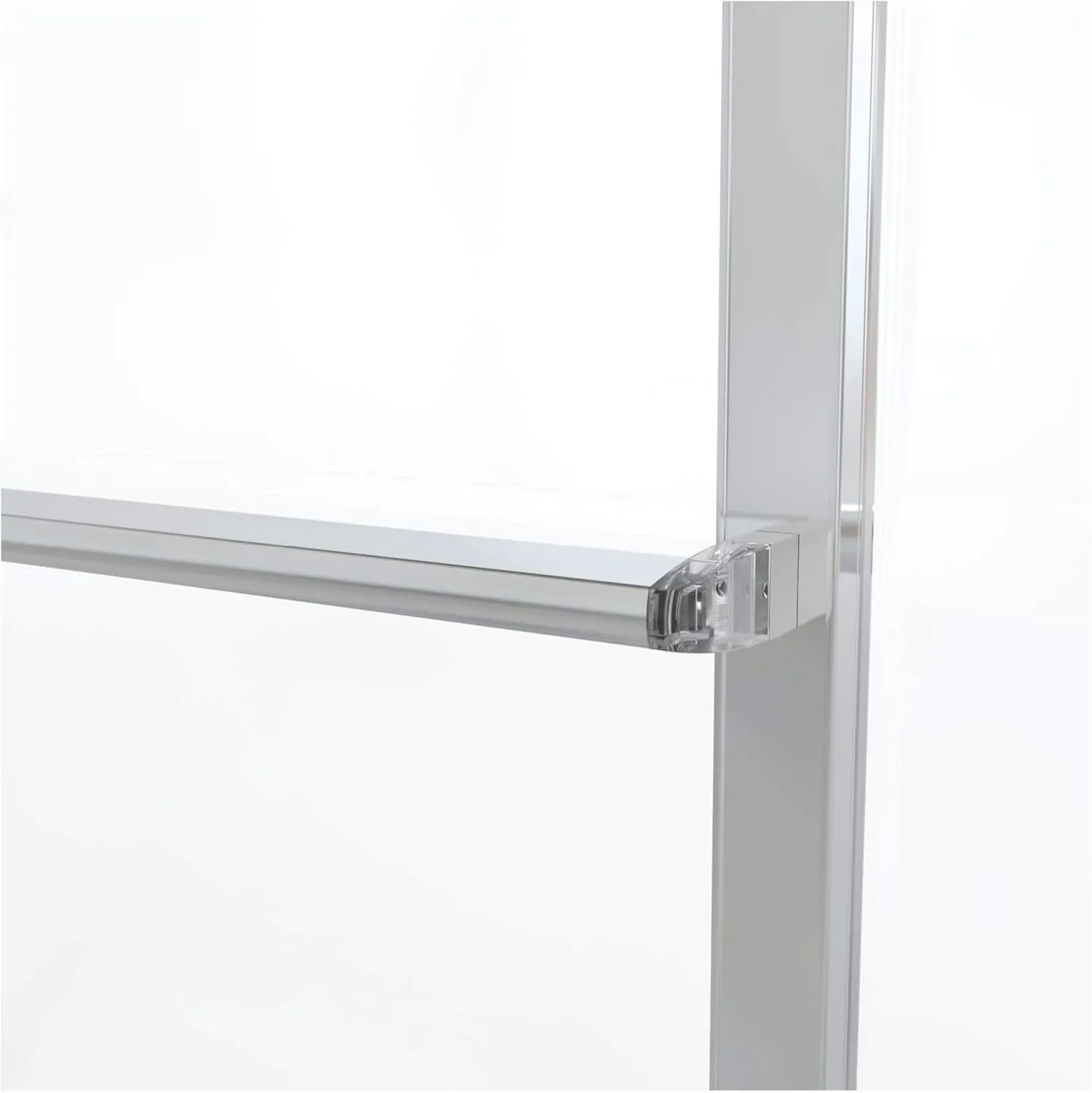 Basco Deluxe Framed Sliding Shower Door, Fits 56-59 inch opening, Clear Glass, Brushed Nickel Finish