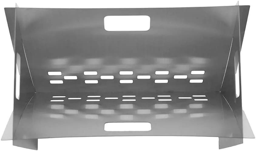 BBQ Grill Outdoor Folding Campfire Grill Stainless Steel Camping Grill with Carrying Bag Portable Barbecue Charcoal Grill for Camping Bbq Picnic