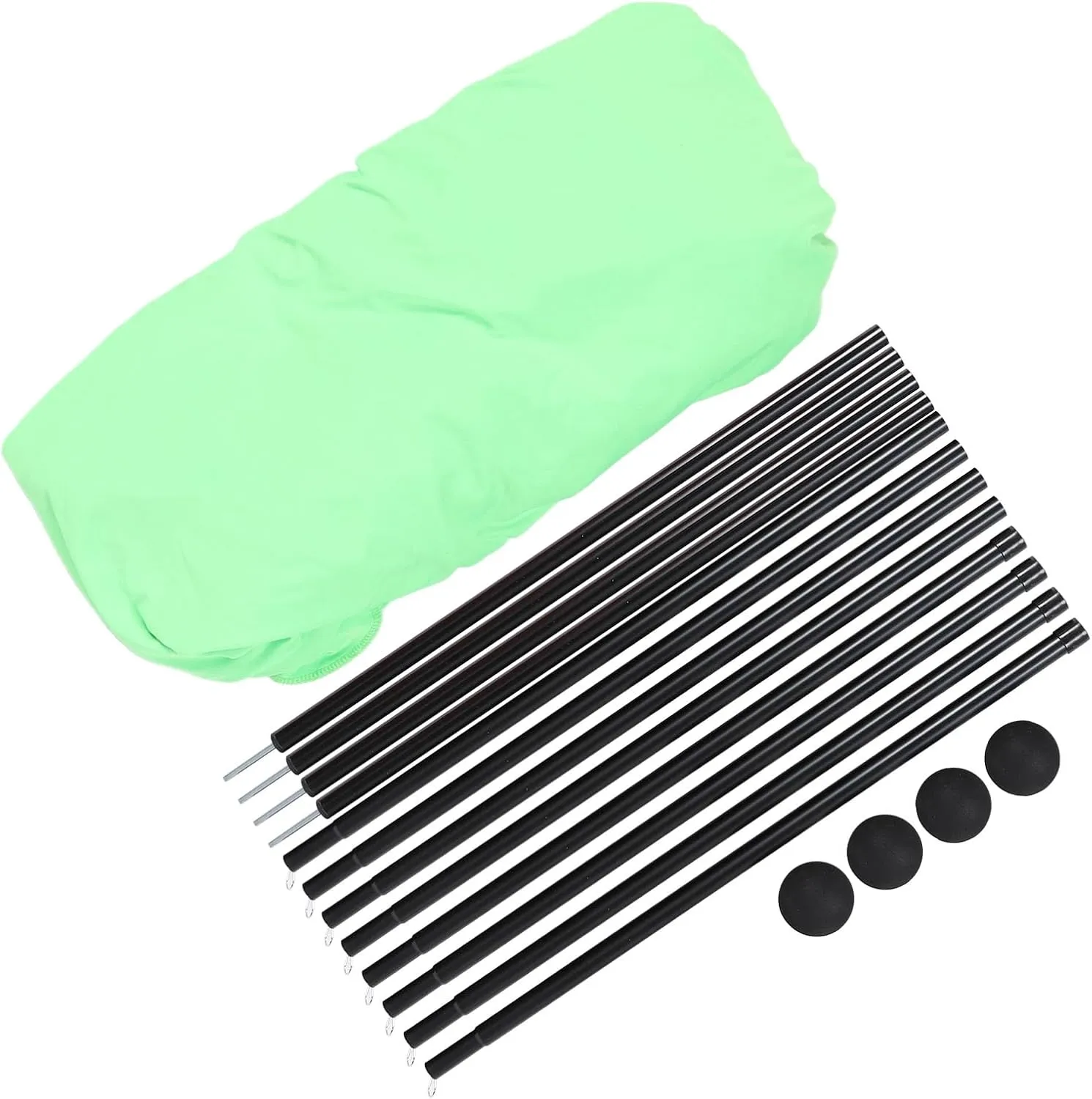Beach Store, Light Light Stable UPF50  Quick Configuration 4 Polas Polas Pop Up Up Shade Sun Shelter for Camping (Green)