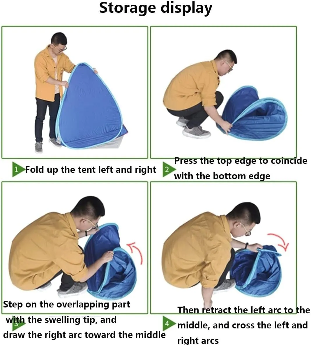 Beach Tent Sunshade with UV Protection, Lightweight and Easy Setup, Anti-UV Portable Sun Shelter for Camping, Picnic, and Beach, Includes Storage Bag and Stainless Steel Nails