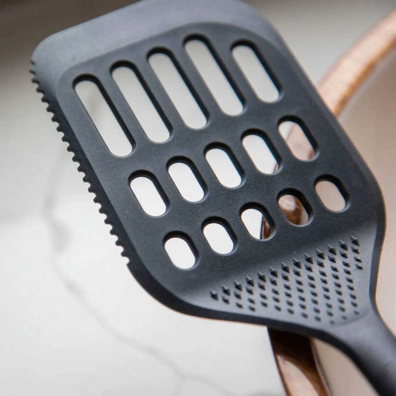 Beechwood & Nylon 3 Piece Kitchen Utensil Set