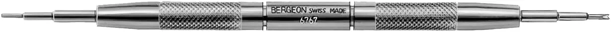 BERGEON Watch Spring Bar Tool 6767 Professional Watchmaker Tool Length 145mm Mandrel 0.8mm