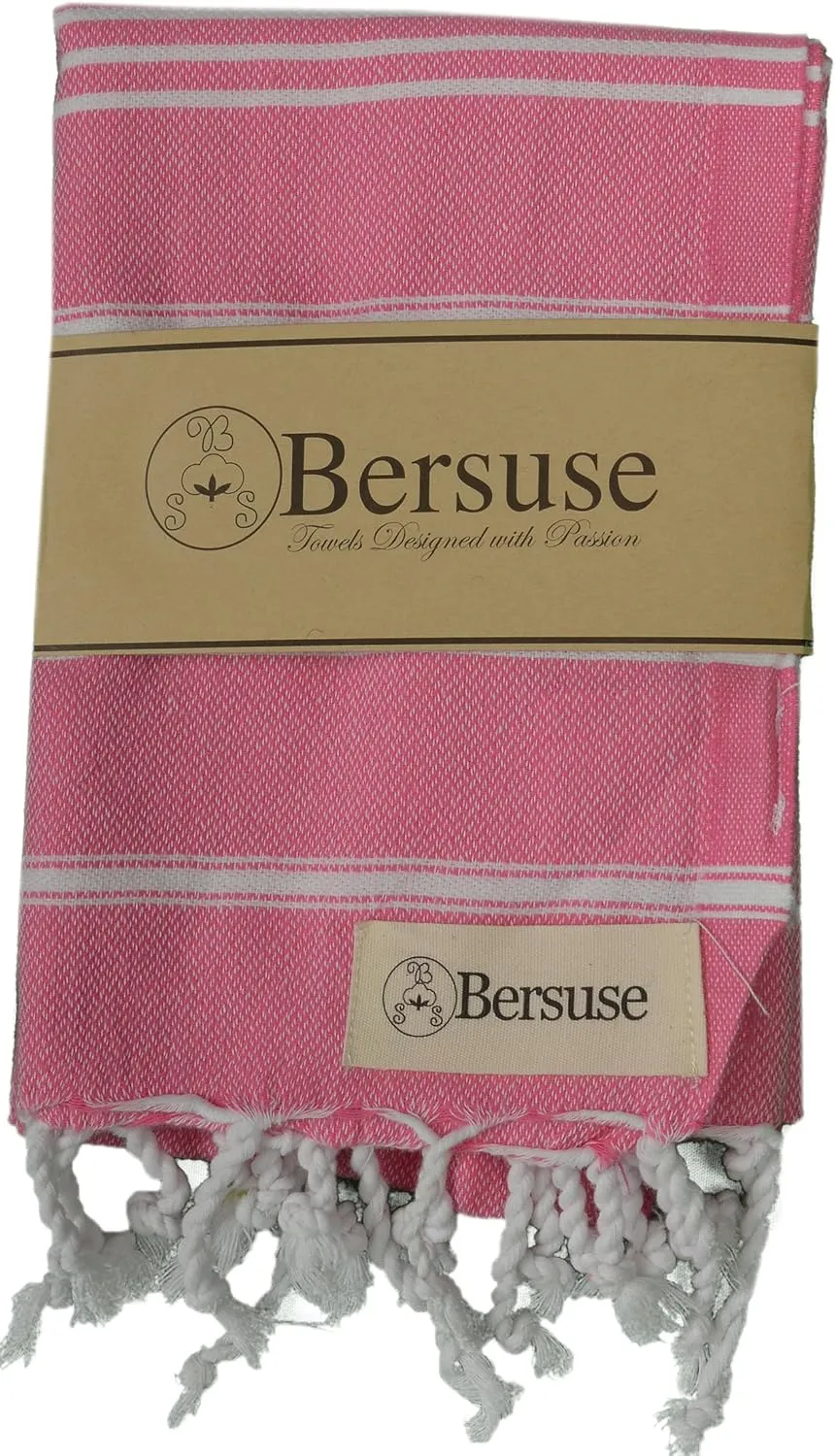 Bersuse Anatolia Bathroom Hand Towels - Premium Cotton Hand Towel for Face - Absorbent, Soft, Lightweight, Space-Saving, Quick-Drying Decorative Turkish Hand Towels