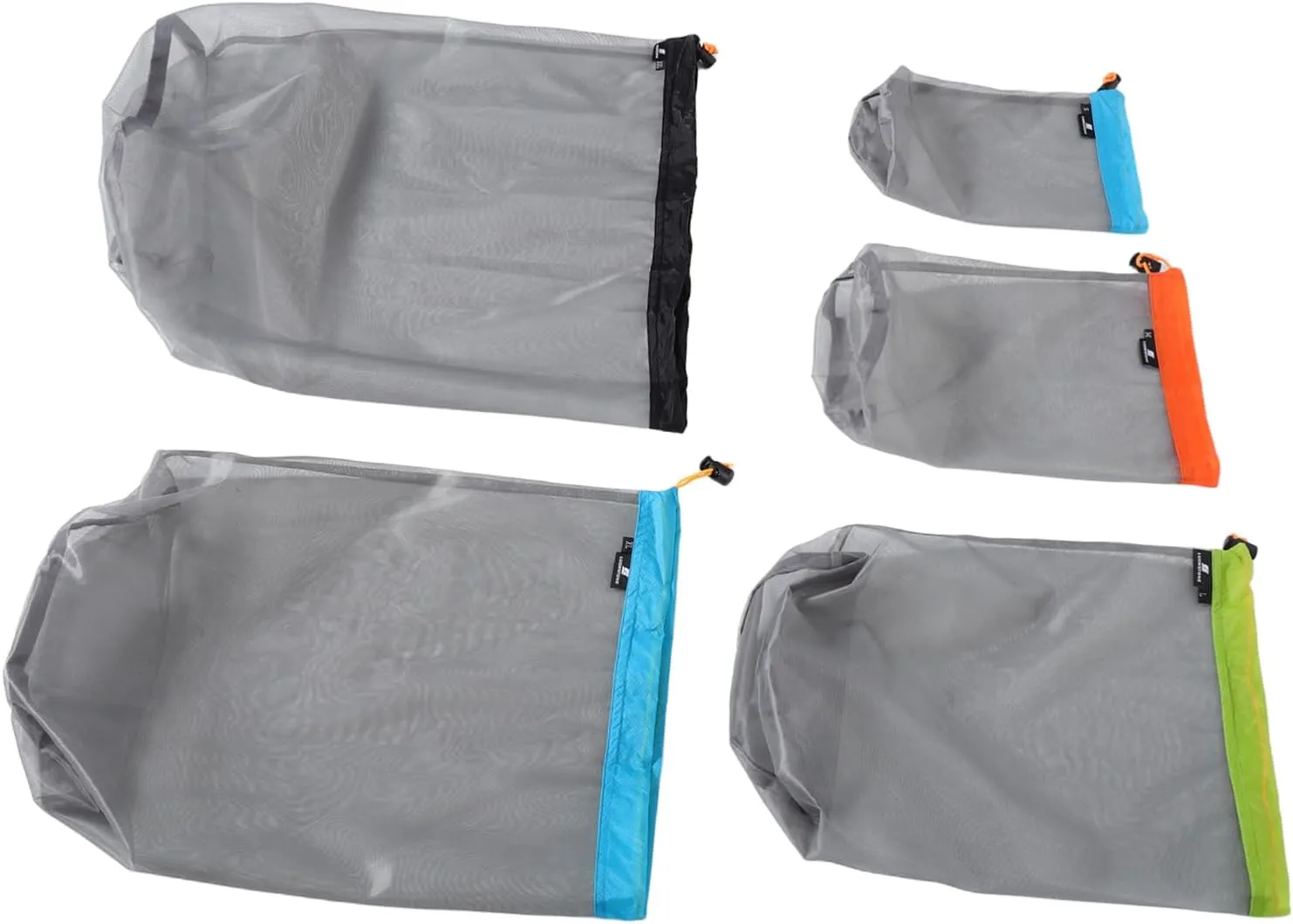 BESPORTBLE Backpacking Compression Sack Set of 3 Large Storage Bag Drawstring Sleep Bag Carrier Reusable for Hiking