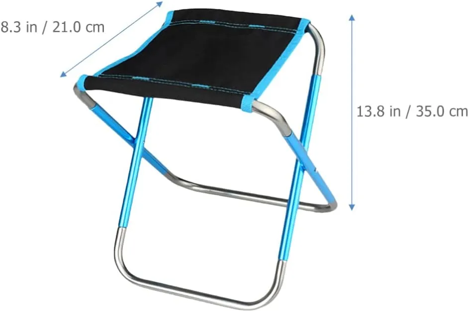 BESPORTBLE Foldable Stool Compact Design Beach Accessory Camping Furniture Multi-Functional
