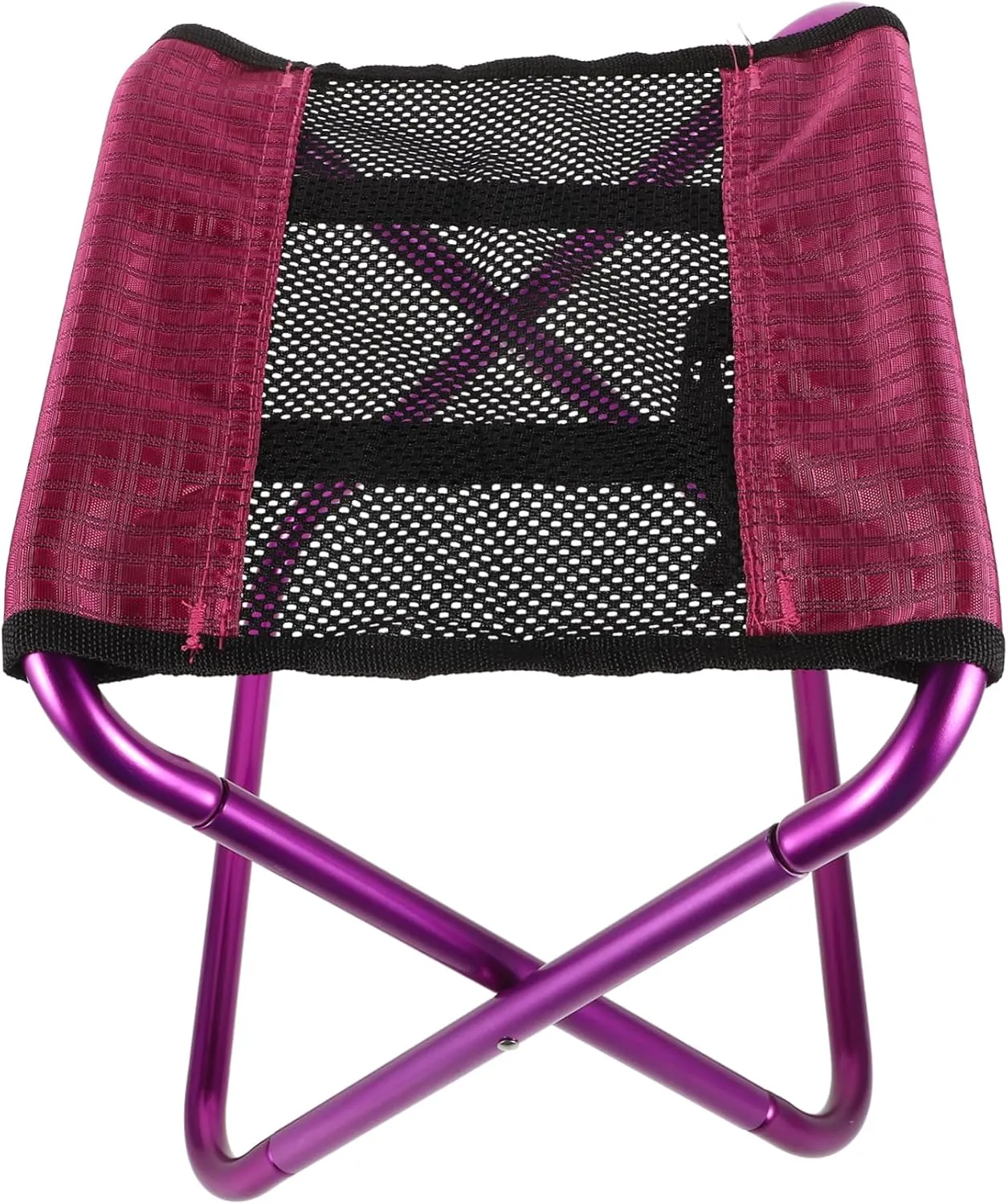 BESPORTBLE Sturdy Collapsible Stool Mesh Camping Folding Chair Footrest Easy to Carry for Camping Hiking and Fishing