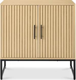 Best Choice Products Slatted Sideboard Buffet Cabinet, Entryway Table, Accent Storage Cabinet, Console Table for Hallway, Living Room, Dining Room – Natural Oak