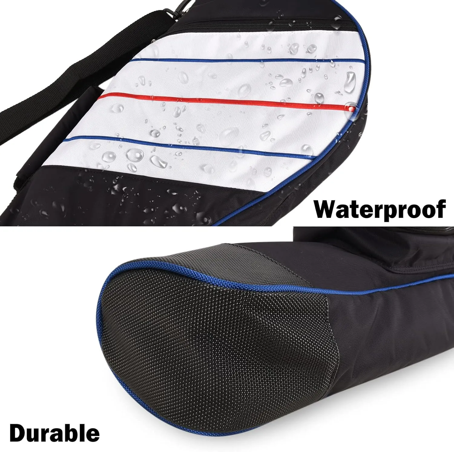 Big Teeth Golf Sunday Bag, Small Golf Bag Lightweight, Par 3 Golf Bag for A Few Clubs Driving Range, Practice with Carry Shoulder Strap Foldable Multi-Colour